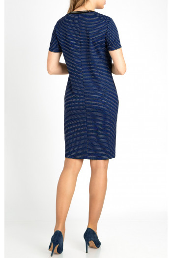 Mini Dress with Pockets in Blue [1]