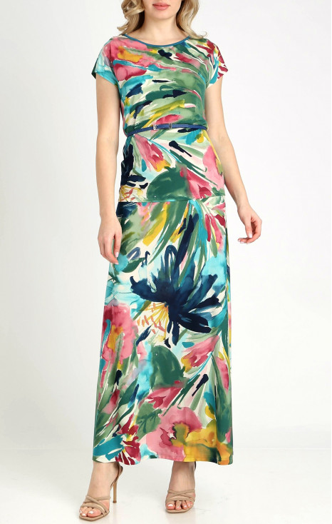 Maxi Skirt with Print