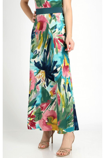 Maxi Skirt with Print