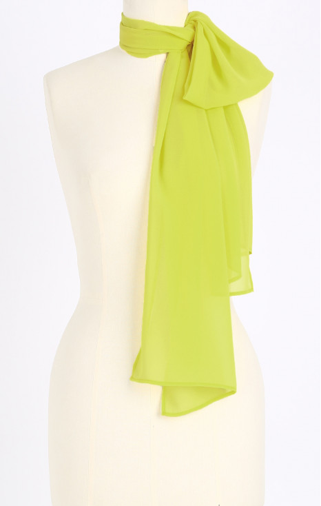 Lightweight scarf in Yellow