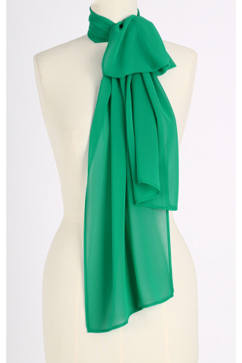 Lightweight scarf in Green