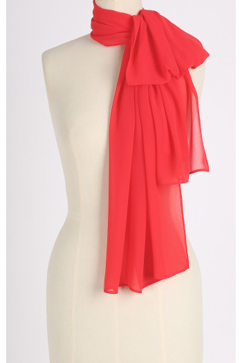 Lightweight scarf in Paradise Pink