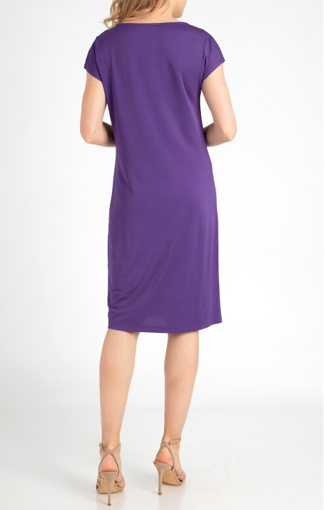 Dress with Swarovski Crystals in Purple [1]