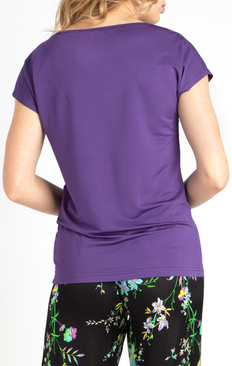 Top with Swarovski Crystals in Purple