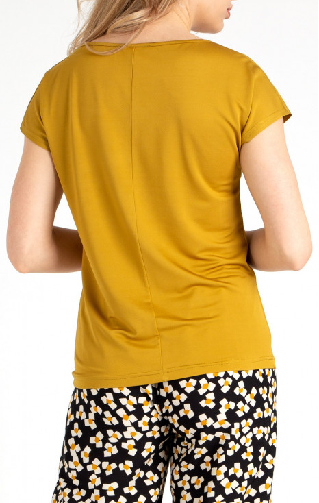 Top with Swarovski Crystals in Mustard Gold