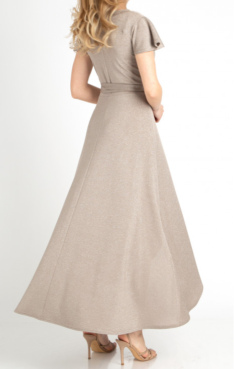 Wrap Maxi Dress in Simply Taupe