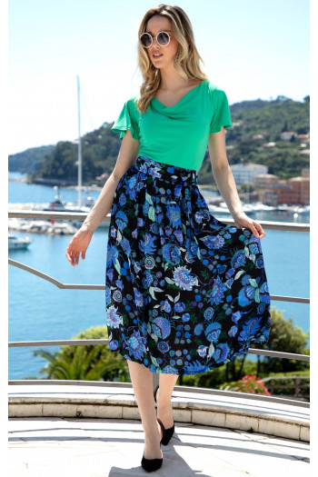 High Waist Midi Skirt [1]