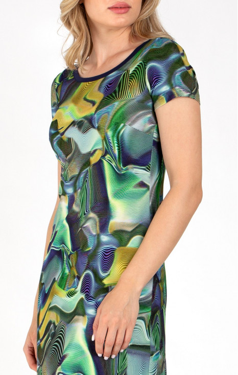 A line Dress in Green