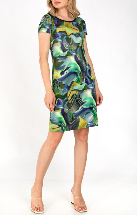 A line Dress in Green