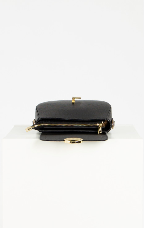 Mini Shoulder Bag in Black