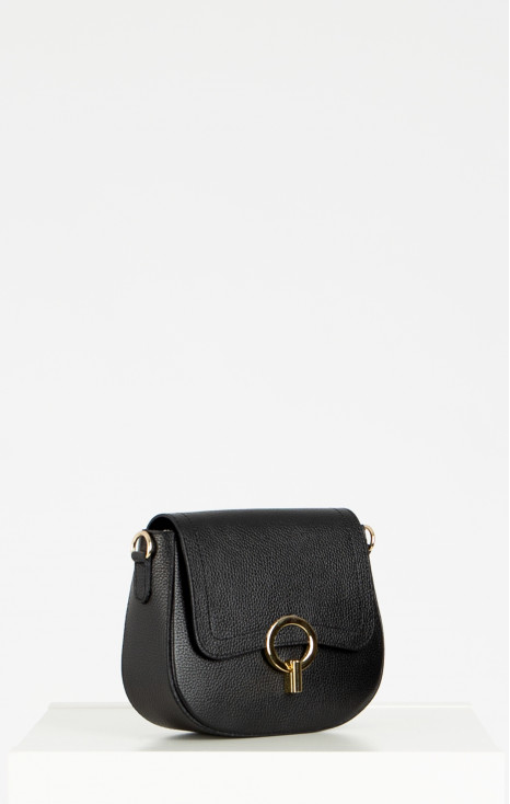 Mini Shoulder Bag in Black