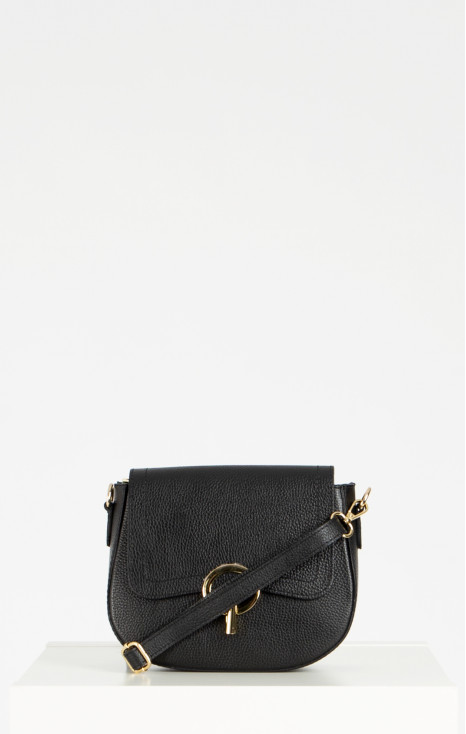 Mini Shoulder Bag in Black