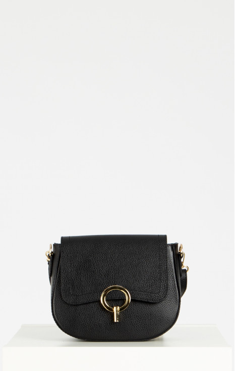 Mini Shoulder Bag in Black