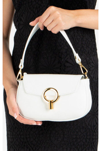 Genuine leather bag in White [1]