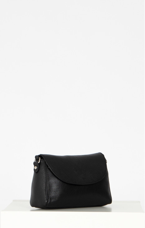 Mini Shoulder Bag in Black