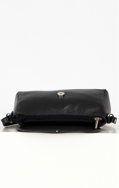 Mini Shoulder Bag in Black