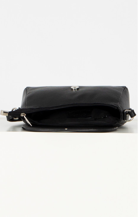 Mini Shoulder Bag in Black