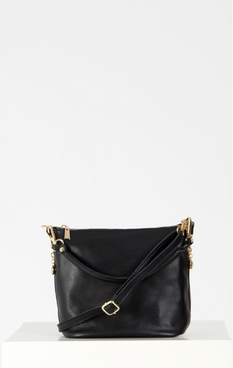 Mini Shoulder Bag in Black