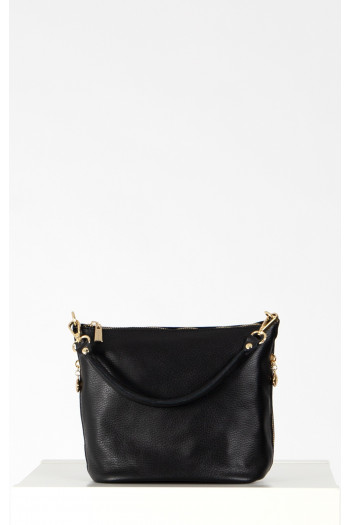 Mini Shoulder Bag in Black