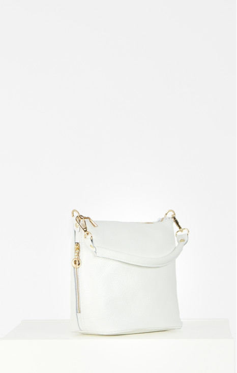 Mini Shoulder Bag in White