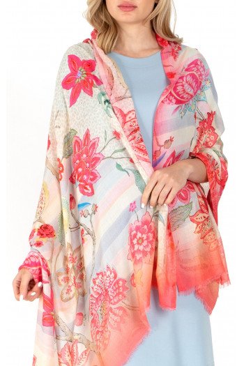 Coral Pastel Flowers [1]