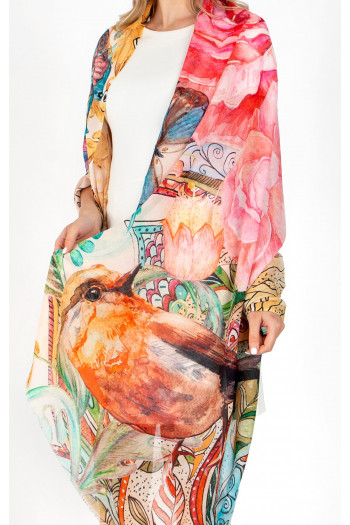 Pink roses & butterflies [1]