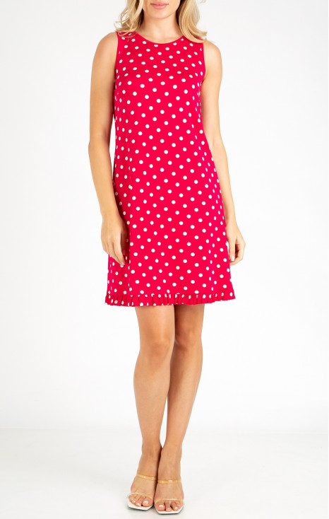 Summer loose silhouette dress in Fuchsia