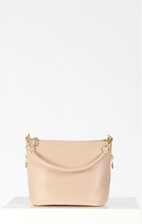 Mini Shoulder Bag in Nude