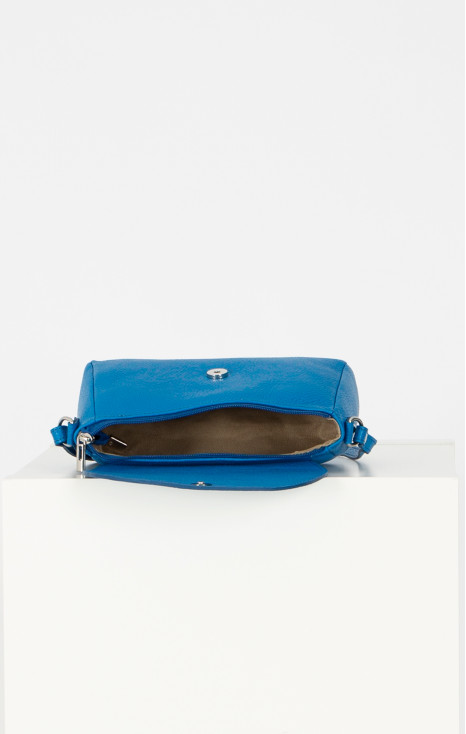 Mini Shoulder Bag in Blue Aster