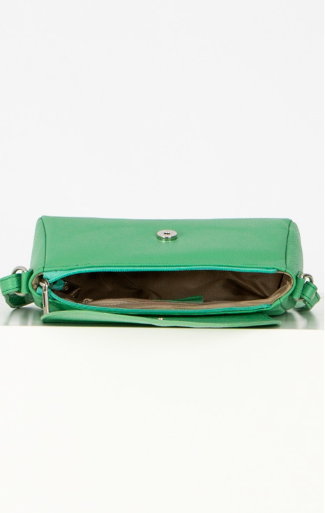 Mini Shoulder Bag in Jade Cream