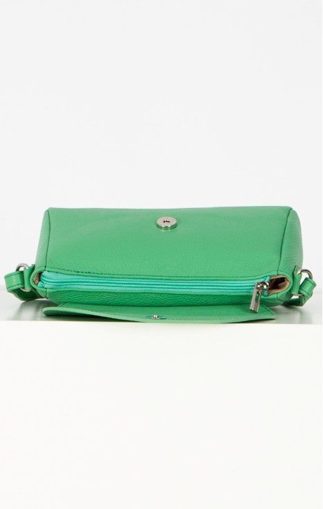 Mini Shoulder Bag in Jade Cream