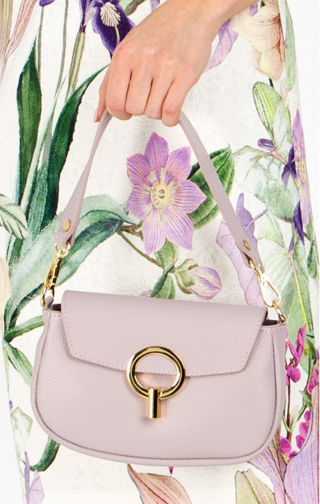 Genuine leather bag in Violet Ice [1]