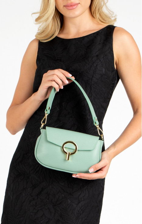 Genuine leather bag in Granite Green [1]