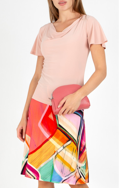 Leather Mini Bag in Desert Rose [1]