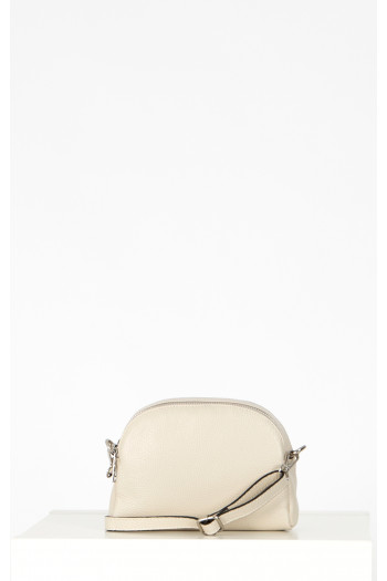 Leather Mini Bag in Cloud Cream [1]