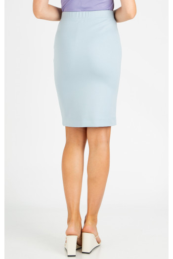 Stretch pencil skirt in Baby Blue [1]