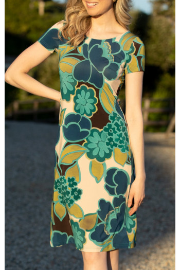 A line Floral Printed Dress [1]