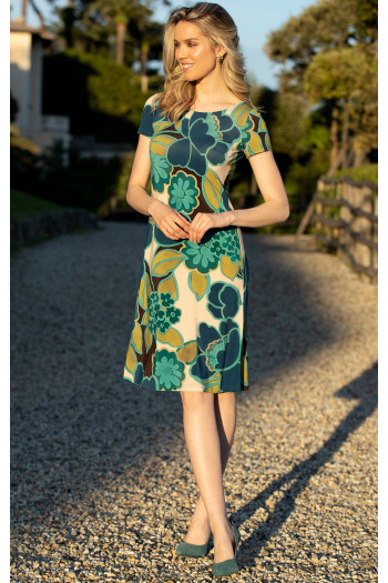 A line Floral Printed Dress