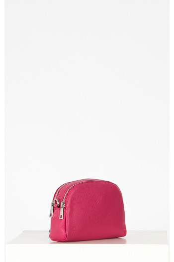 Leather Mini Bag in Fuchsia Rose [1]