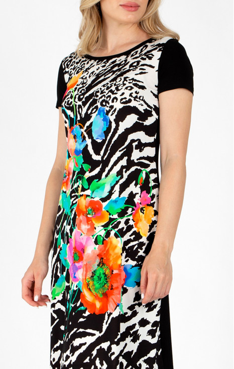 A line Floral Printed Dress