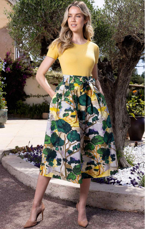 Fitted top in Misted Yellow