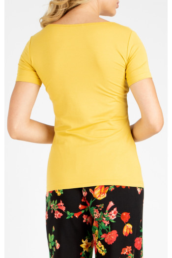 Fitted top in Misted Yellow [1]