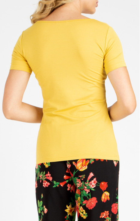 Fitted top in Misted Yellow [1]