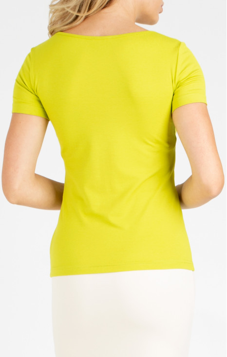 Fitted top in Wild Lime