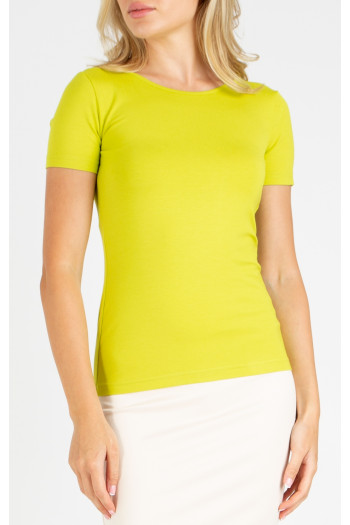 Fitted top in Wild Lime