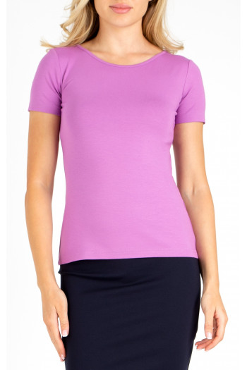 Fitted top in Violet