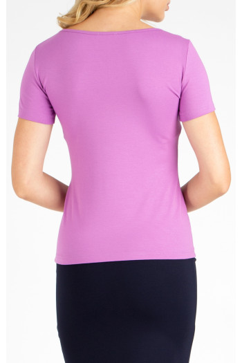 Fitted top in Violet [1]