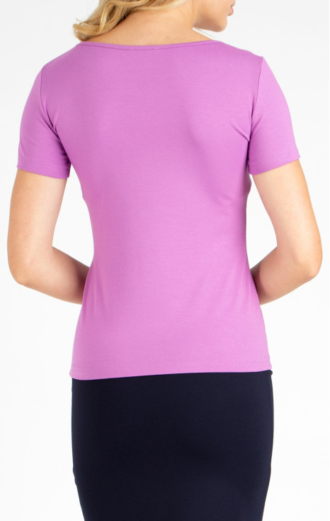 Fitted top in Violet