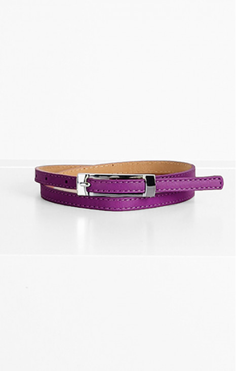 Leather Belt in Imperial purple [1]