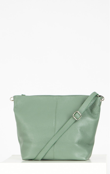 Leather bag in Menta